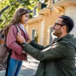 divorced dad with child