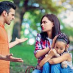 Man questioning the ex-partner with the best custody lawyers McAllen has outdoors